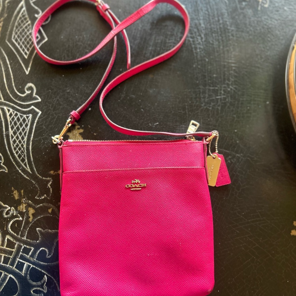 Coach Pink Crossbody Bag - Picture 5 of 11